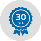 30+ Years of Experience